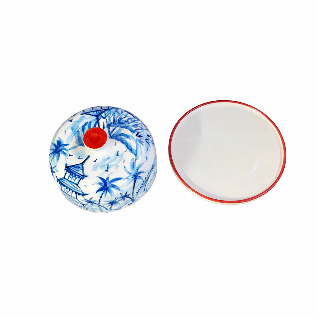 Dome platter CHINOISERIE