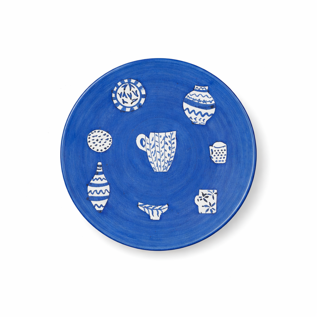 Plate BLUE OBJECTS