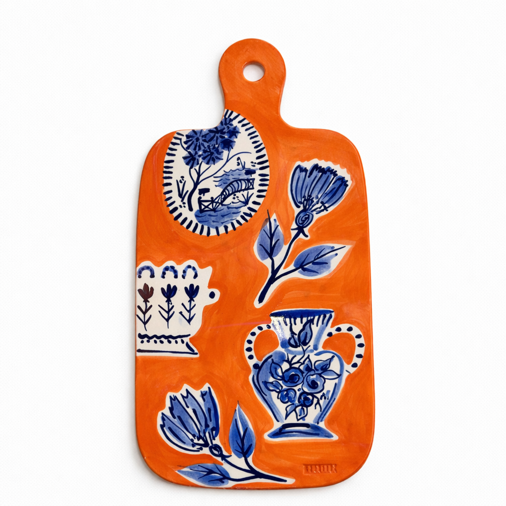 Cheese board ORANGE&BLUE