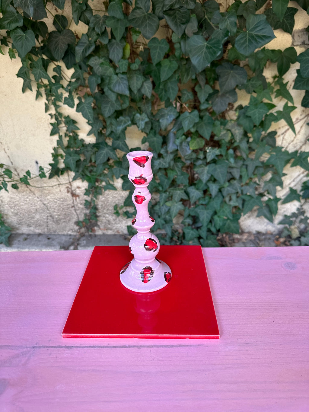 Candleholder PINK PANTHER