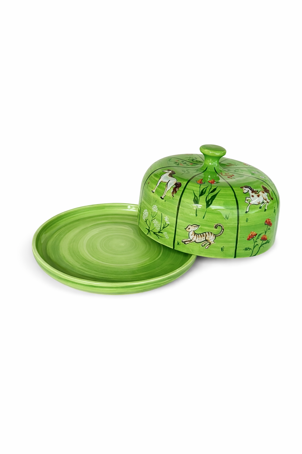 Dome platter GREEN NATURE