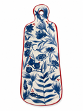 Cheese Board BLUE FLOWERS