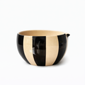 Salad Bowl BLACK AND WHITE STRIPES