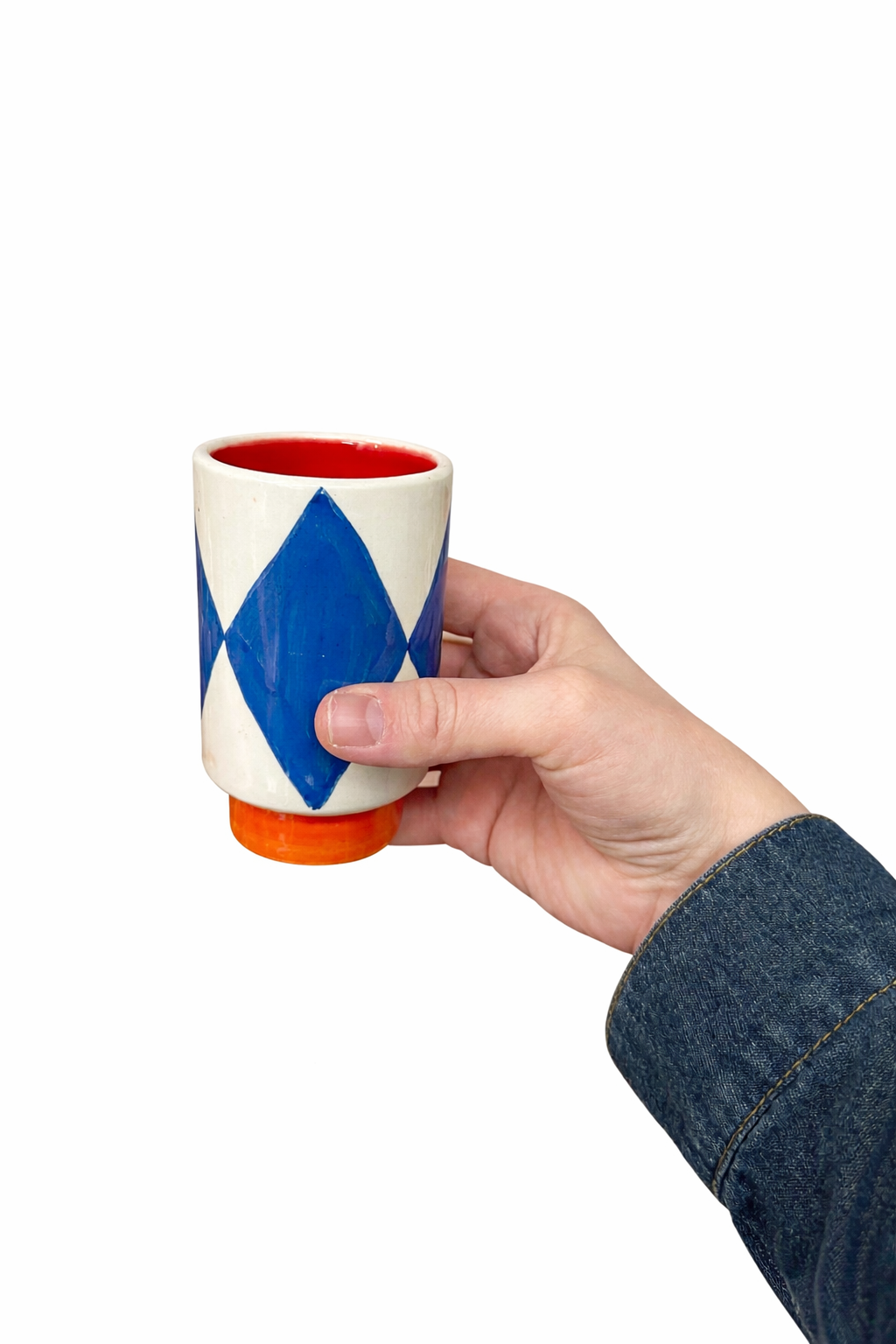 Cup BLUE RHOMBUS