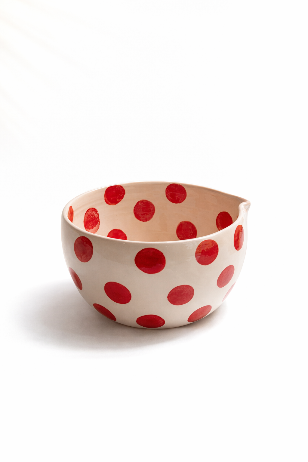 Salad Bowl RED MOTIFS