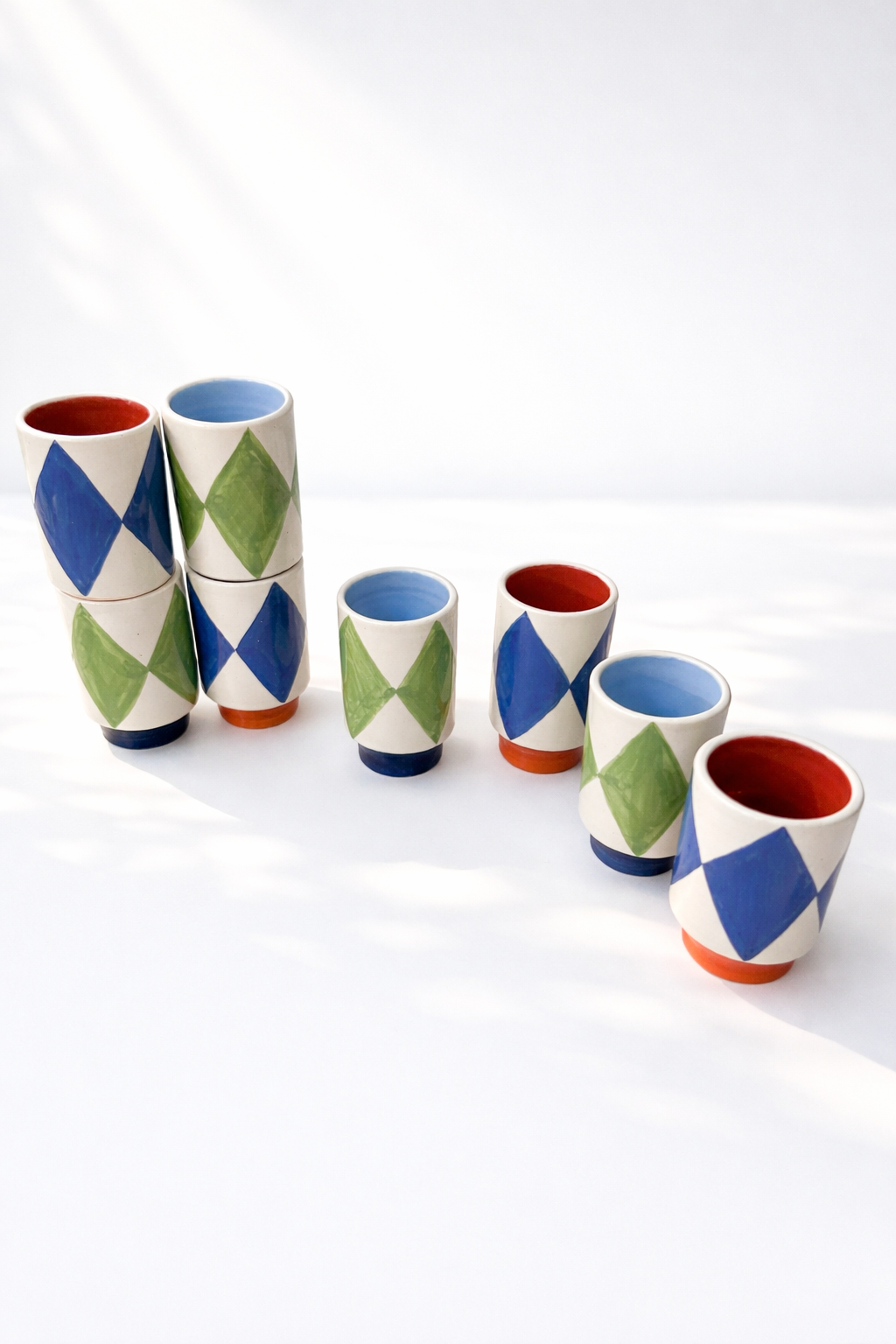 Cup BLUE RHOMBUS