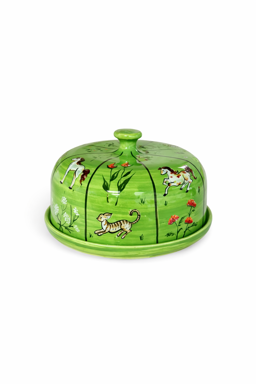 Dome platter GREEN NATURE