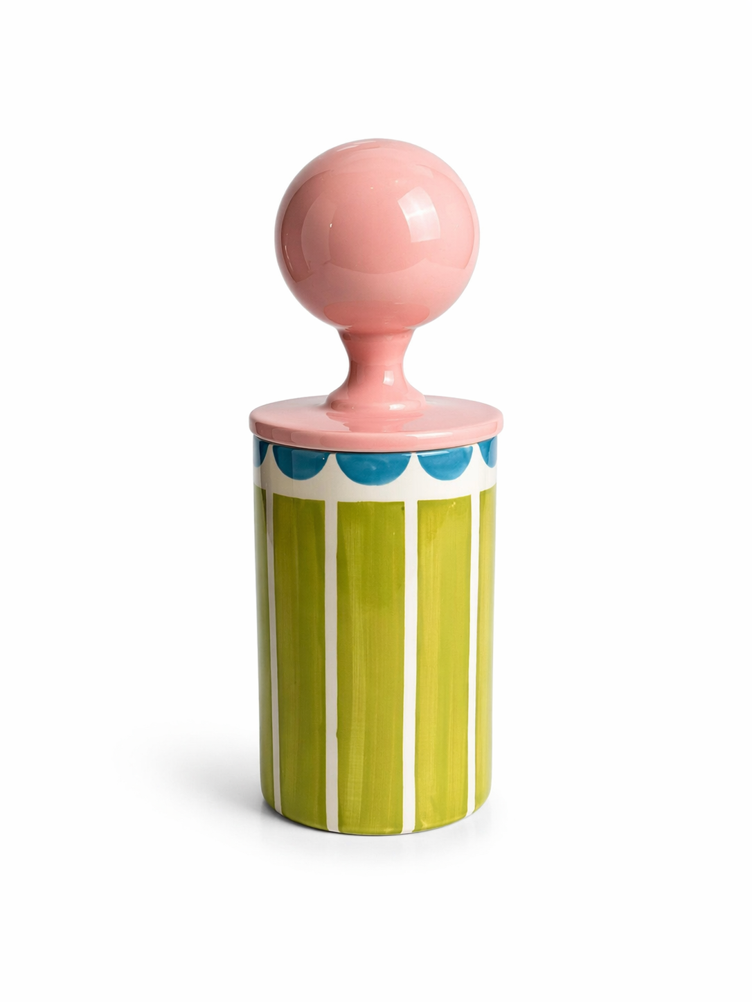 Jar (L) GREEN STRIPS