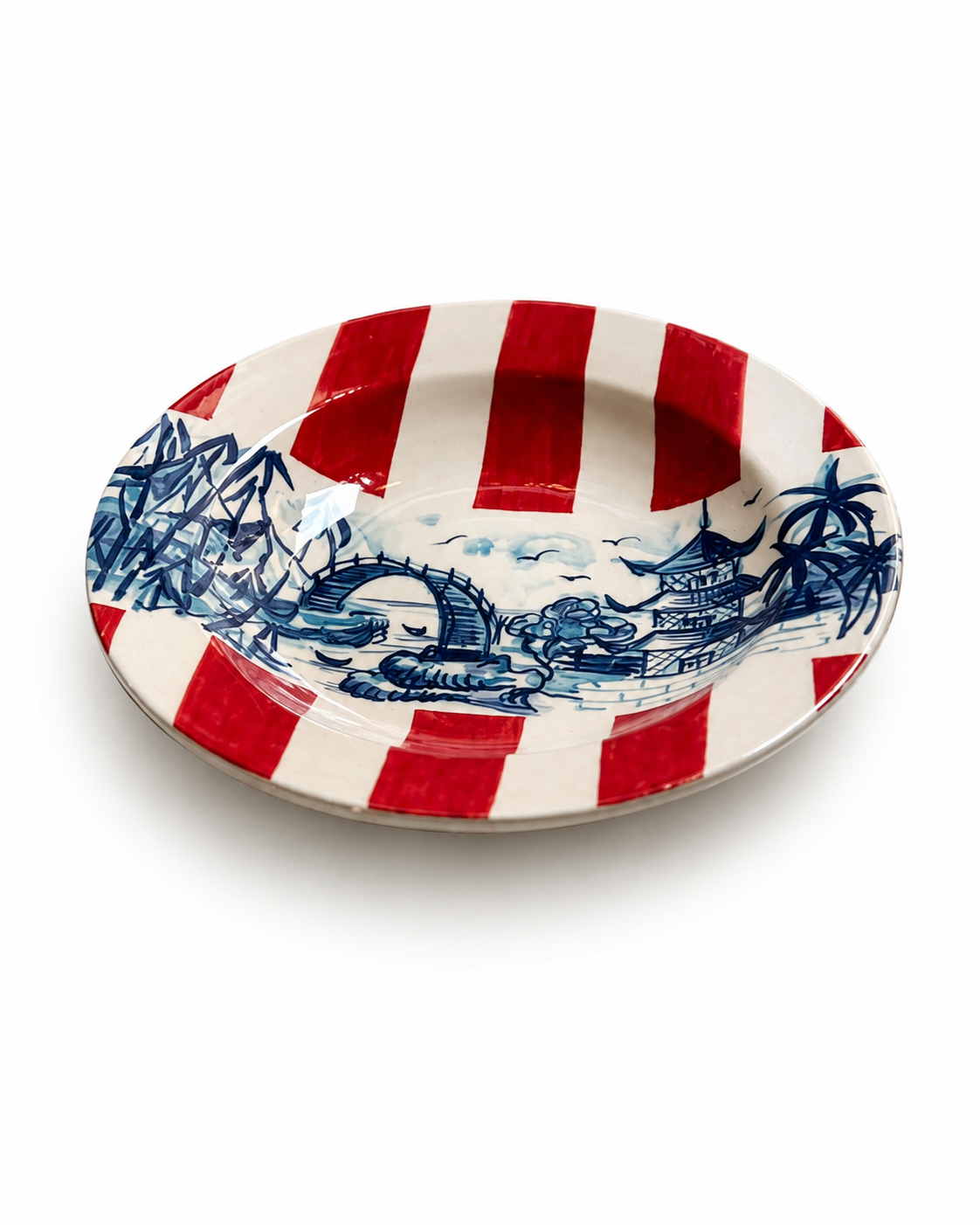 Deep plate CHINOISERIE