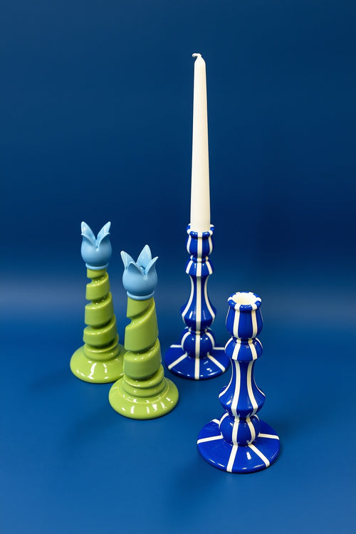 Candle Holder FLOWER green